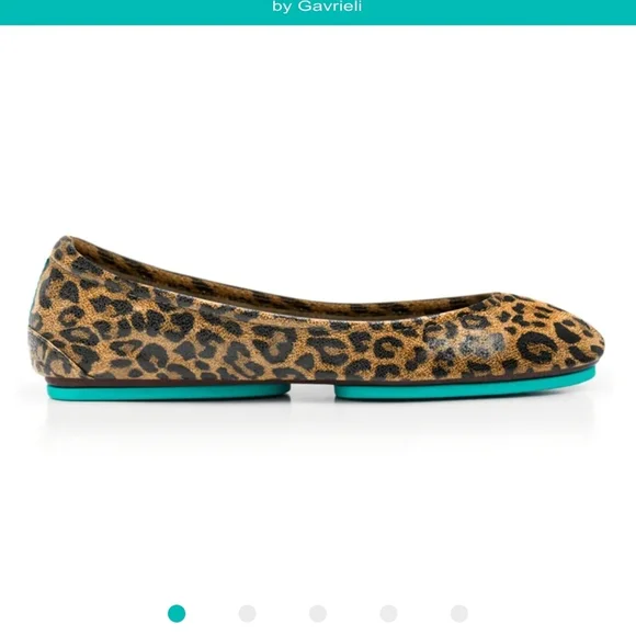 Tieks Leopard Print Flats - Picture 1 of 10
